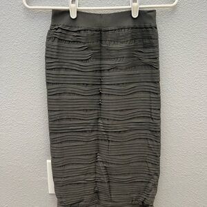 Grey body con skirt.
